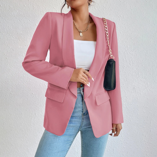 Professional Women's Blazer in Poly Cotton - Emma - Pexav