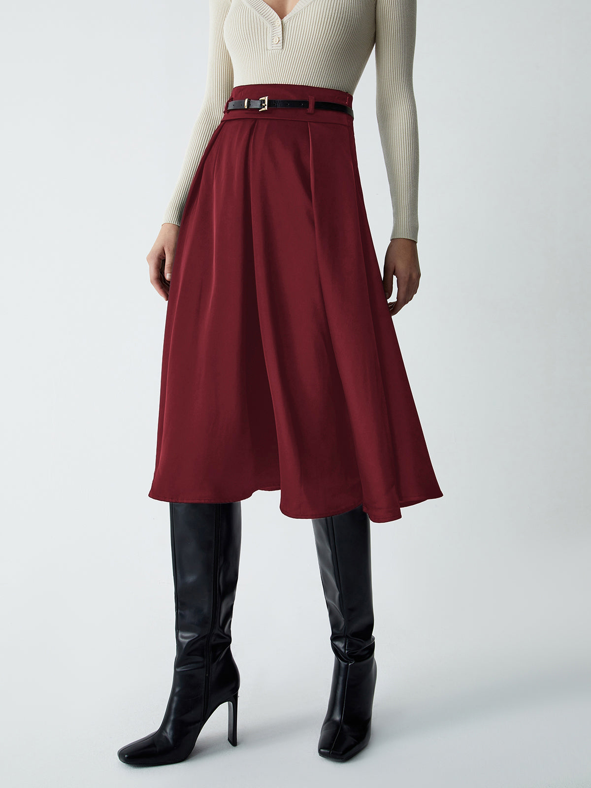 Classic Luxe Waist Skirt