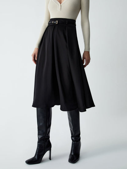 Classic Luxe Waist Skirt - Pexav