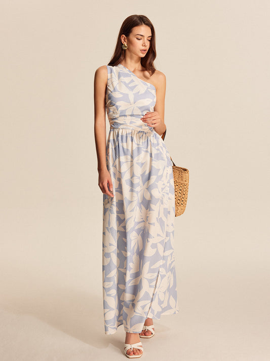 Sleeveless Garden Party Dress - Pexav