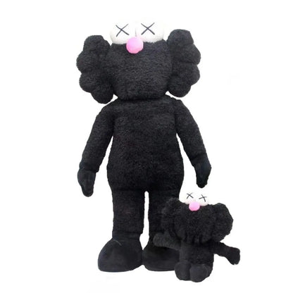 Original Art Plush Toy and Play Figure - ArtBuddy Dissecto-Black-15.75 inches-Nora Luxe