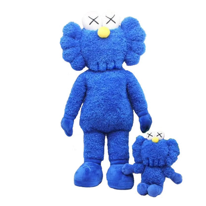 Original Art Plush Toy and Play Figure - ArtBuddy Dissecto-Blue-15.75 inches-Nora Luxe