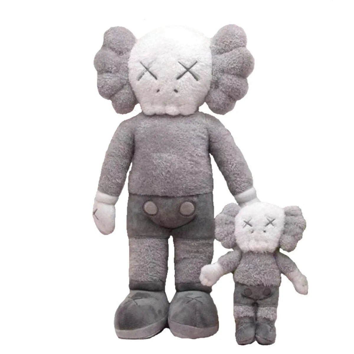 Original Art Plush Toy and Play Figure - ArtBuddy Dissecto-Gray-15.75 inches-Nora Luxe