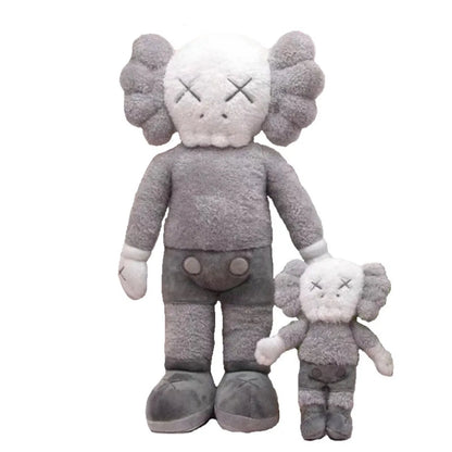 Original Art Plush Toy and Play Figure - ArtBuddy Dissecto-Gray-15.75 inches-Nora Luxe