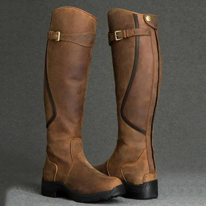 Comfortable Ankle Boots with Buckle Design - Pexav