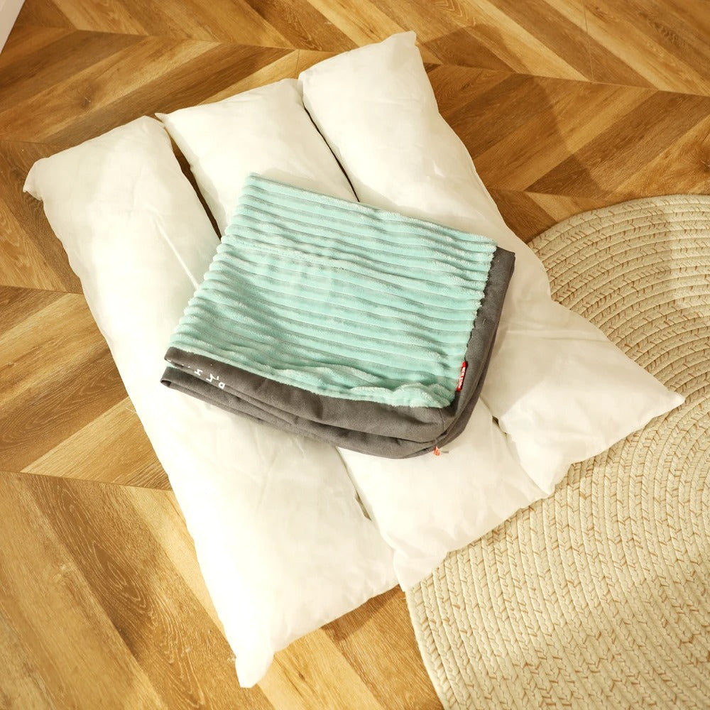 Orthopaedic Dog Bed with Removable Cover - SnuggleRest-Gray-L-Nora Luxe