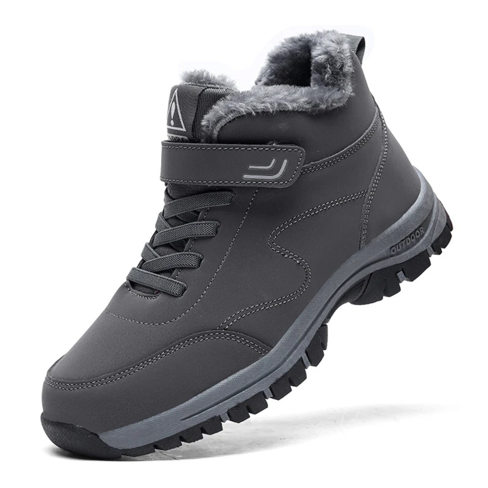 Orthopaedic Warm Winter Boots - Aria-Gray-3.0-Nora Luxe