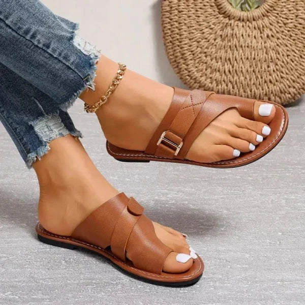 Comfortable Arch Support Leather Sandals for Women
