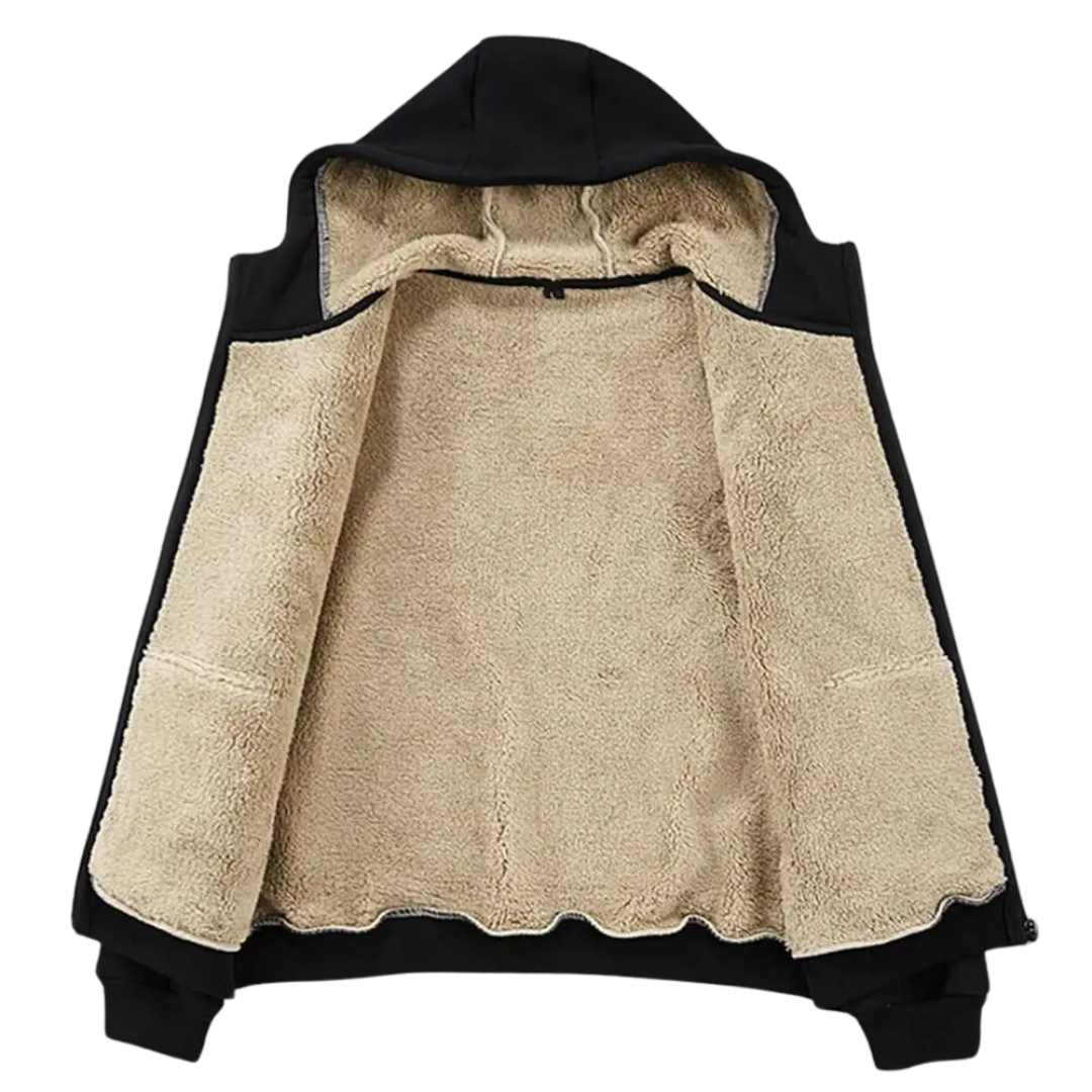 Outdoor Insulated Vest - WoolGuard-Black-M-Nora Luxe