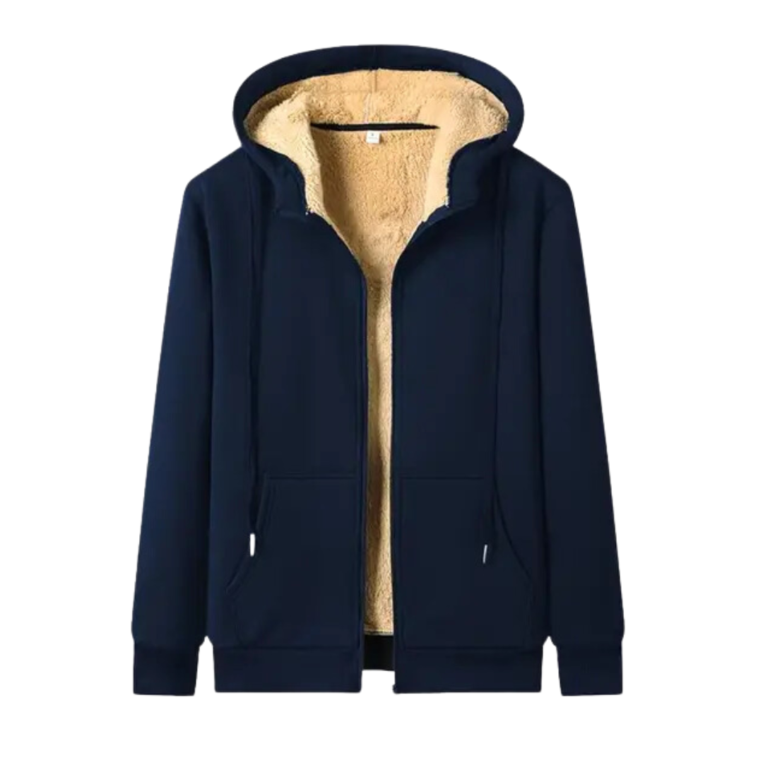 Outdoor Insulated Vest - WoolGuard-Dark Blue-M-Nora Luxe