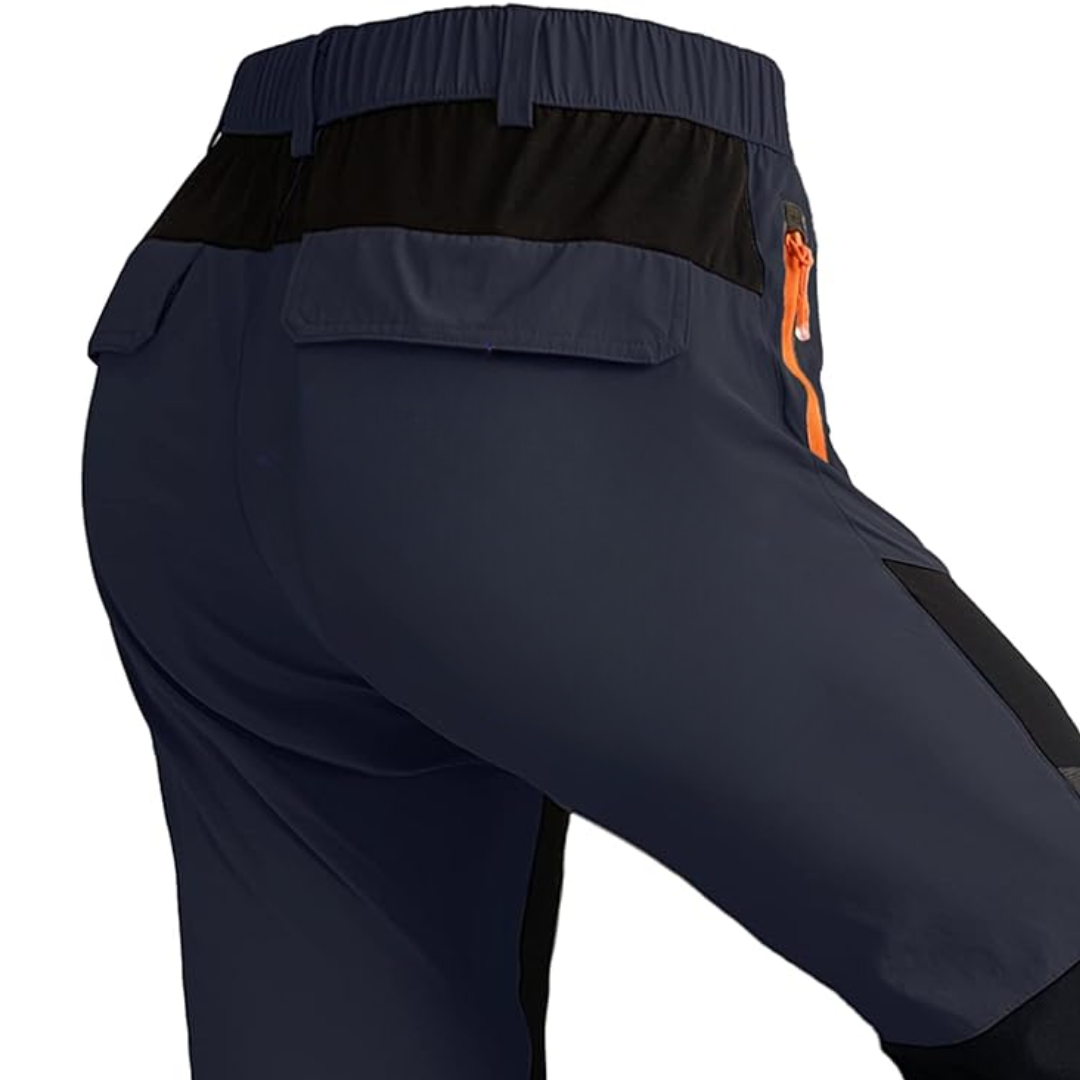 Outdoor Walking Trousers - TrekPro-Dark Green-S-Nora Luxe