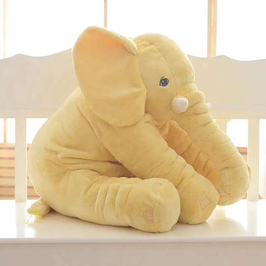 Soft Plush Elephant Baby Pillow