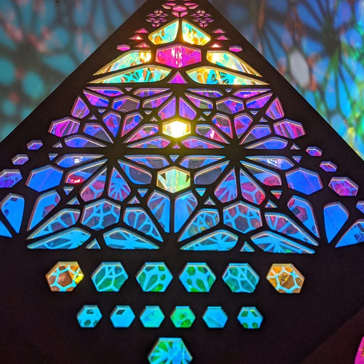 Vibrant LED Table Lamp Colorful Mood Light