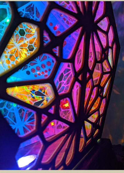 Vibrant LED Table Lamp Colorful Mood Light