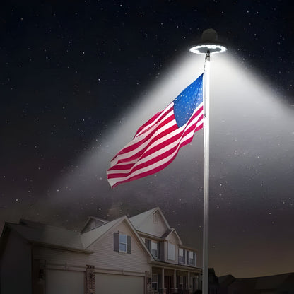 Bright Outdoor Solar Flag Lights - Long Lasting LED