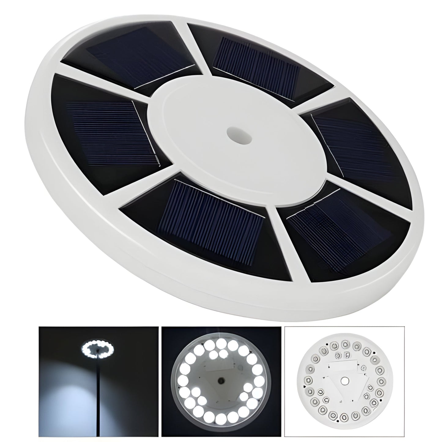 Bright Outdoor Solar Flag Lights - Long Lasting LED
