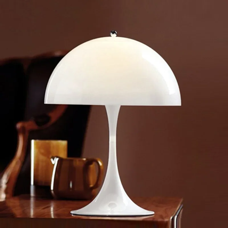 Vintage Scandinavian Table Lamp - Classic Mushroom Style - Pexav