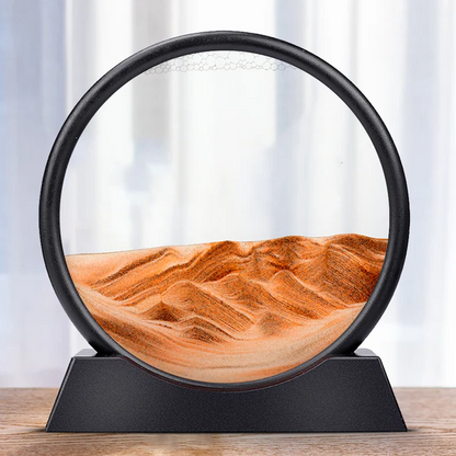 Colorful Kinetic Sand Art Display