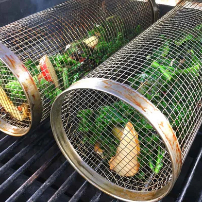 Metal Outdoor Barbecue Grill Basket