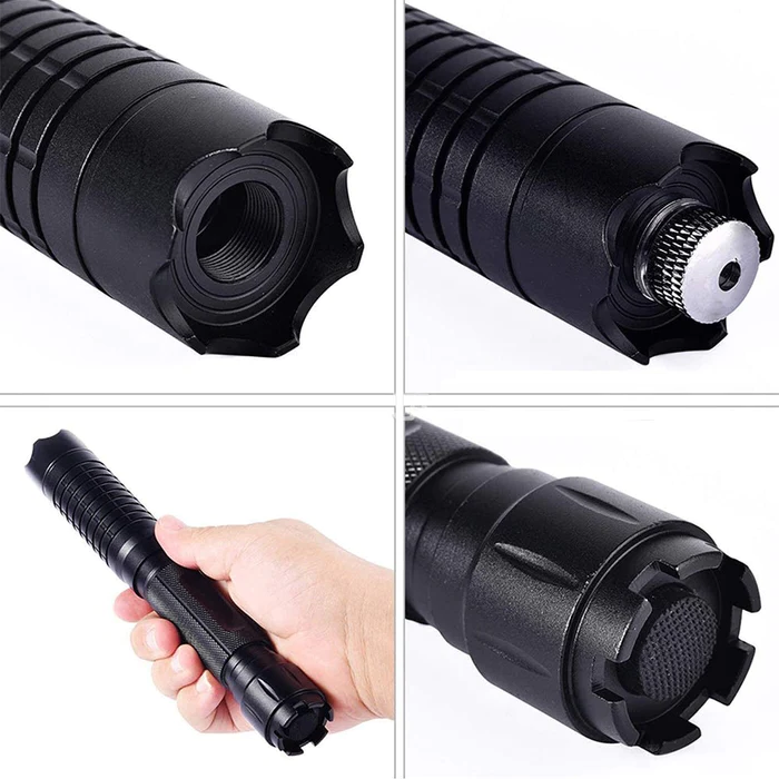 Bright High-Intensity LED Tactical Flashlight - Heavy Duty Torch