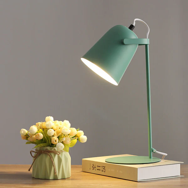 Unique Colorful Metal Desk Table Lamp