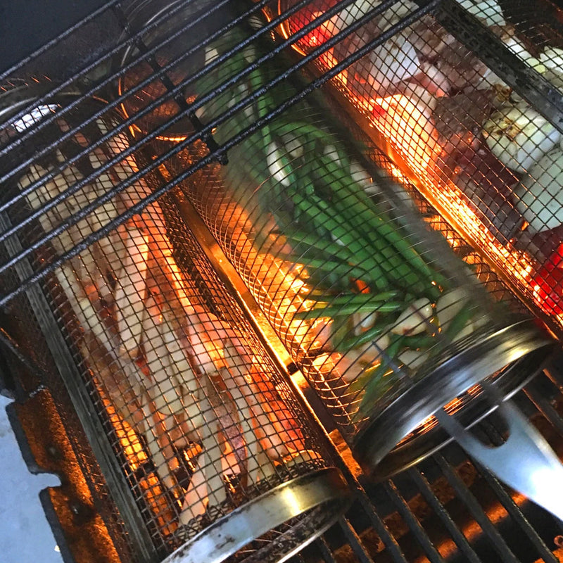 Metal Outdoor Barbecue Grill Basket