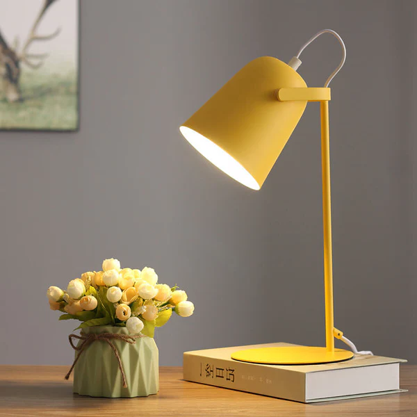 Unique Colorful Metal Desk Table Lamp