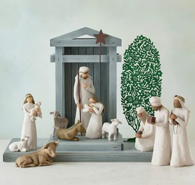 Christmas Nativity Scene 20 Piece Figurine Set