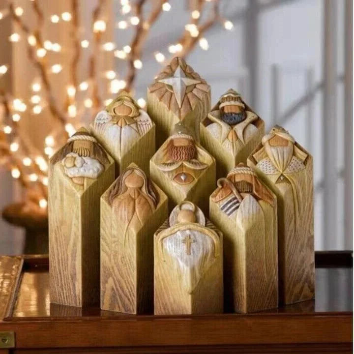 Christmas Nativity Scene Figurine Set - Pexav