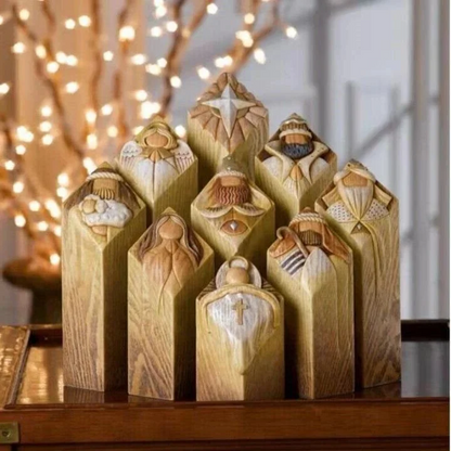 Christmas Nativity Scene Figurine Set - Pexav