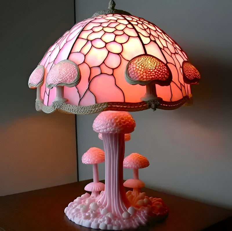 Colorful Art Glass Desk Lamp