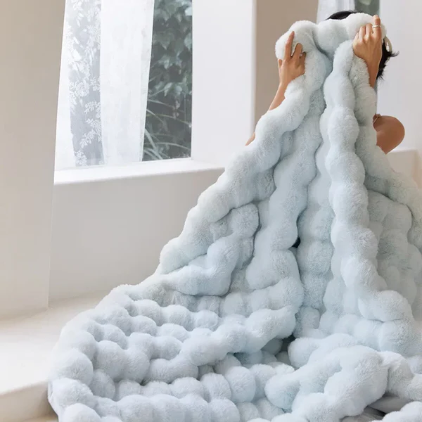 Soft Plush Faux Fur Winter Blanket