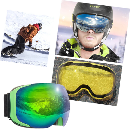 Winter Ski Goggles with Lens Pack