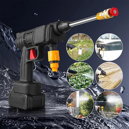 Wireless Handheld Power Spray Water Pistol Kit
