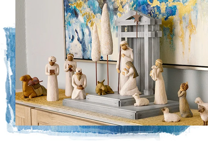 Christmas Nativity Scene 20 Piece Figurine Set