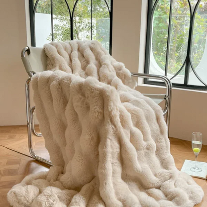 Soft Plush Faux Fur Winter Blanket