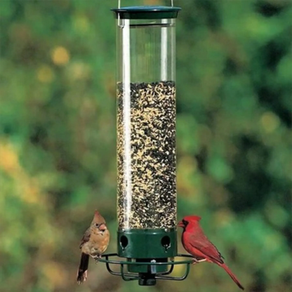 Wild Bird Feeder with Squirrel Deterrent Spinner