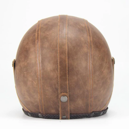 Classic Open Face Motorcycle Helmet With Face Mask