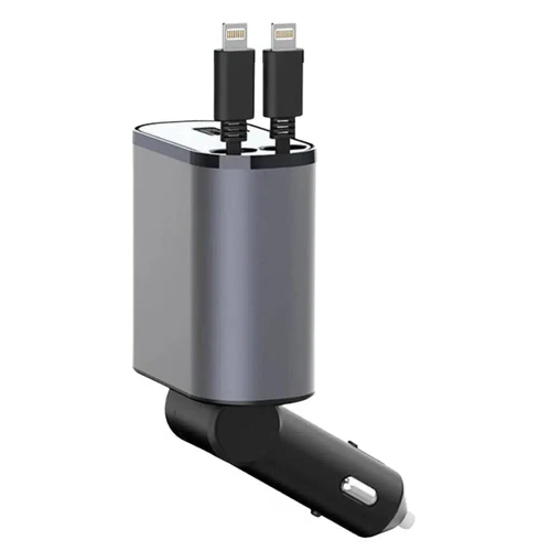Compact 4 Port USB Car Charger Adapter - Pexav