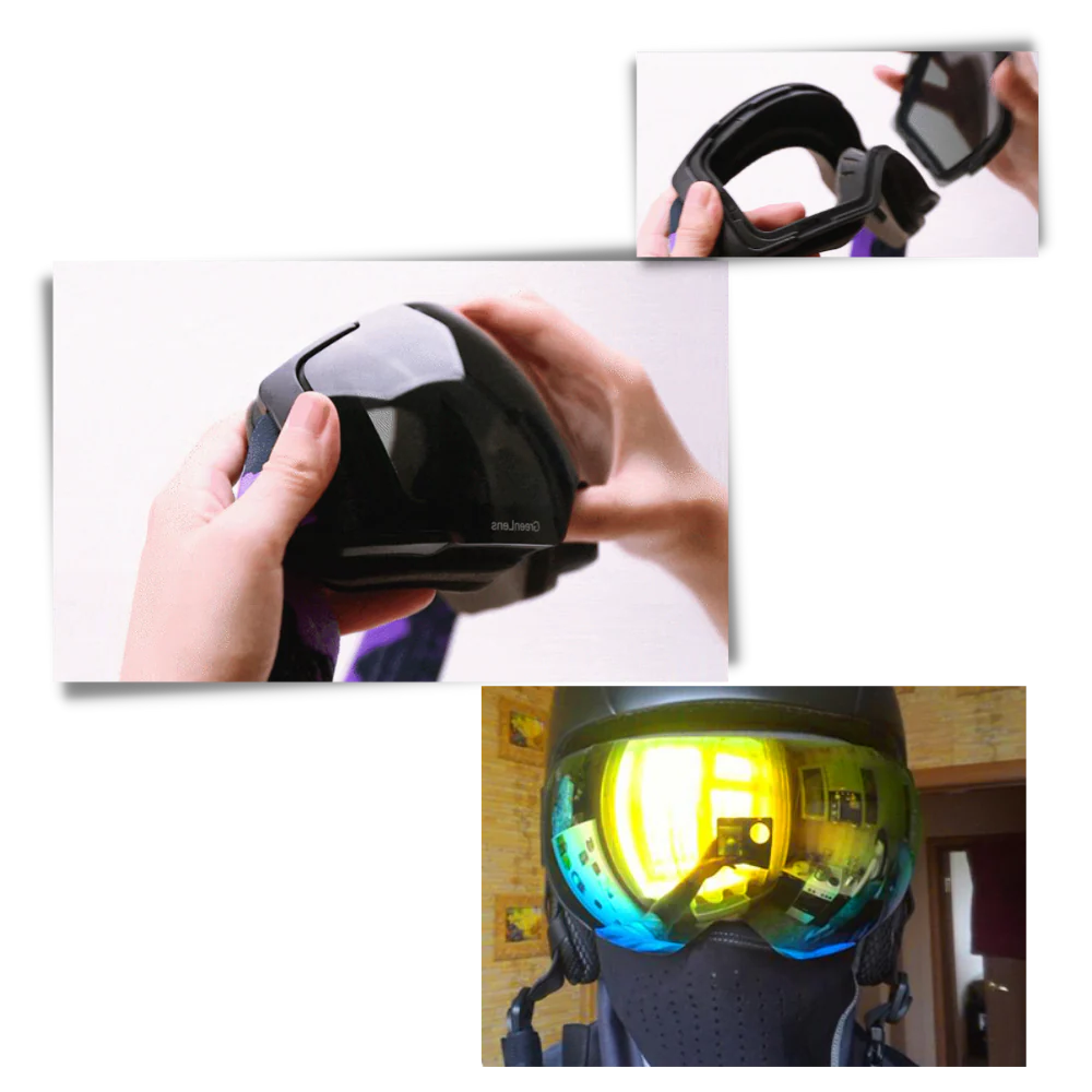 Winter Ski Goggles with Lens Pack