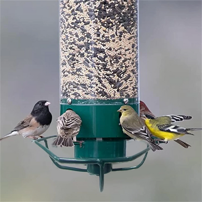 Weatherproof Bird Feeder with Multiple Ports for Wild Birds