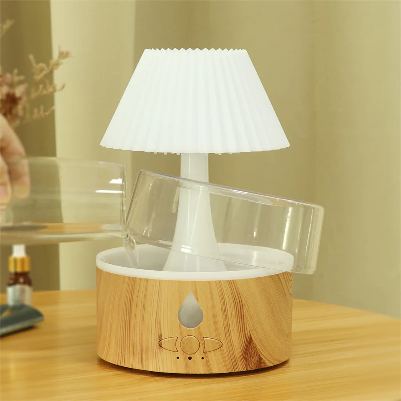 Compact Cool Mist Air Humidifier with LED Night Light