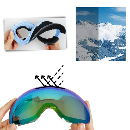 Winter Ski Goggles with Lens Pack