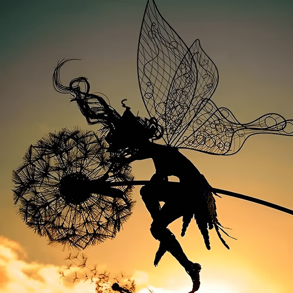 Delicate Metal Yard Ornaments