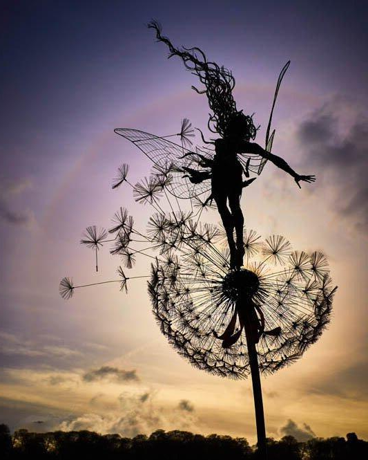 Whimsical Outdoor Garden Statue Figures