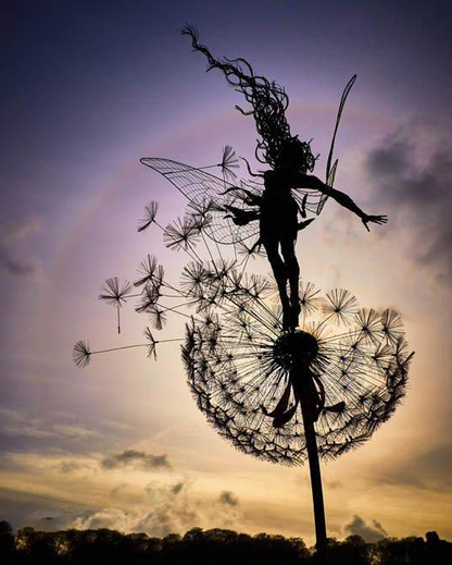 Whimsical Outdoor Garden Statue Figures
