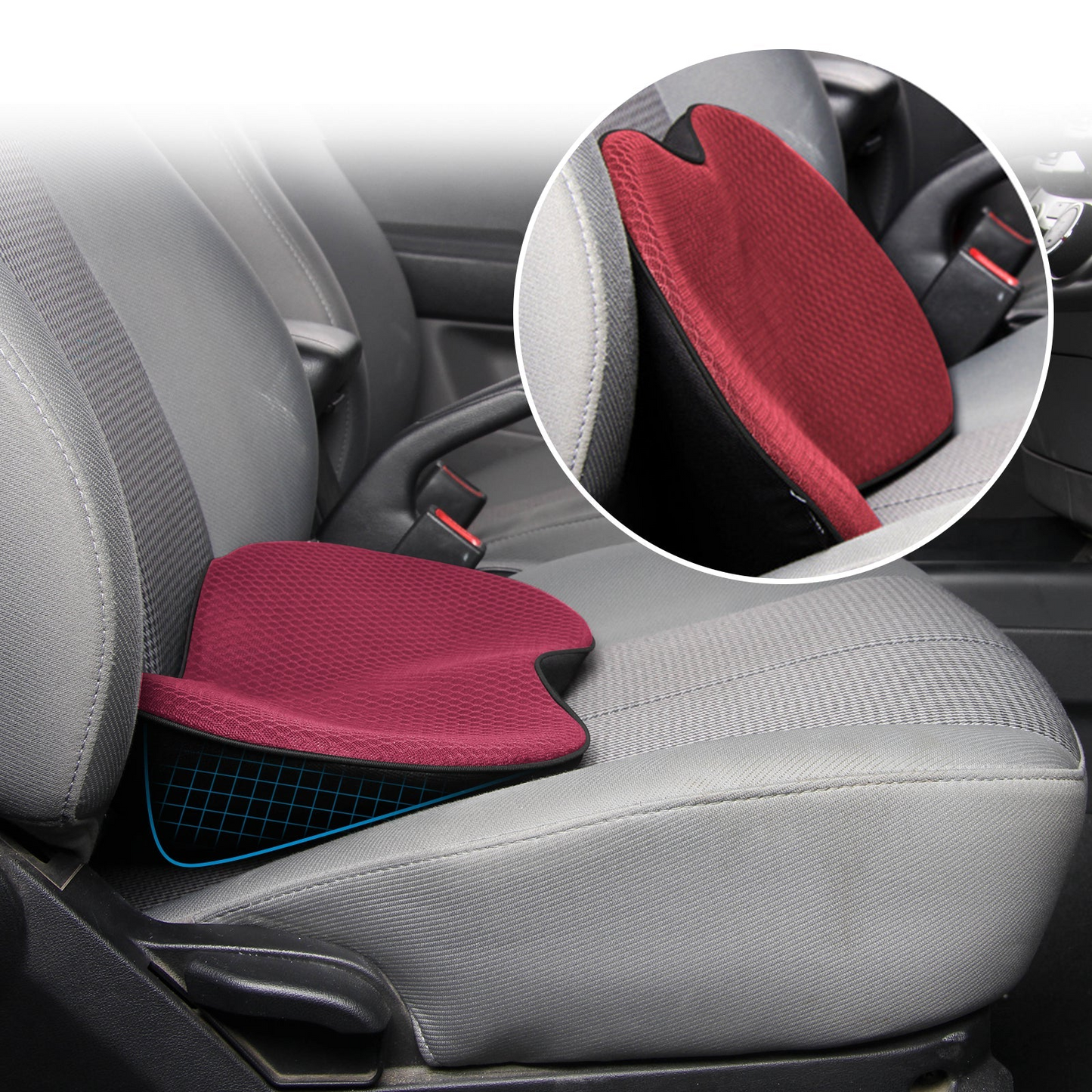 Comfortable Car Booster Cushion For Drivers
