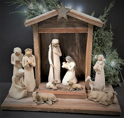 Christmas Nativity Scene 20 Piece Figurine Set