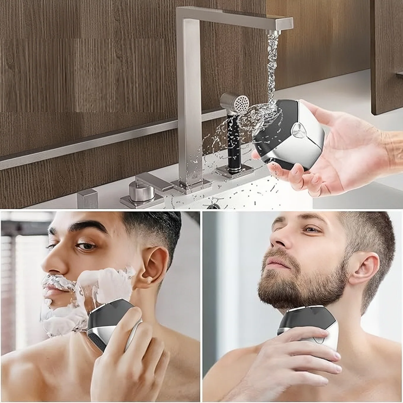 Compact Rechargeable Men's Razor - Pexav