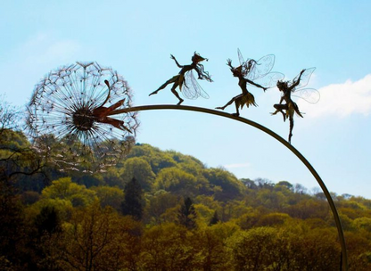Whimsical Outdoor Garden Statue Figures